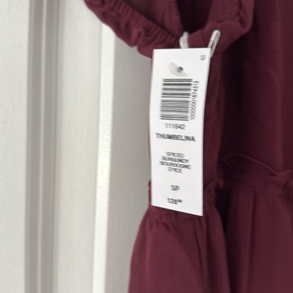 Sunday Best Red Tiered Babydoll Dress - Picture 7 of 7